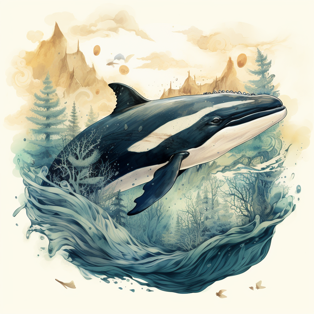 鲸鱼纹身设计与意义– Tattoos Wizard Designs