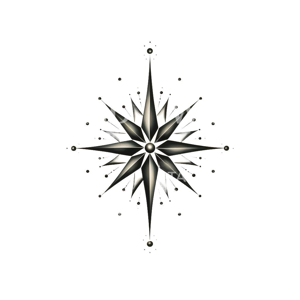 Compass Star For Spiritual Direction