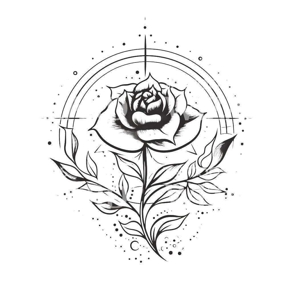 Elegant Rose and Flower Tattoo Designs: A Timeless Beauty