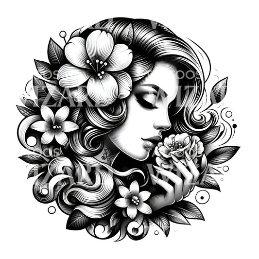 Banquet Of Black Love Tattoo Design