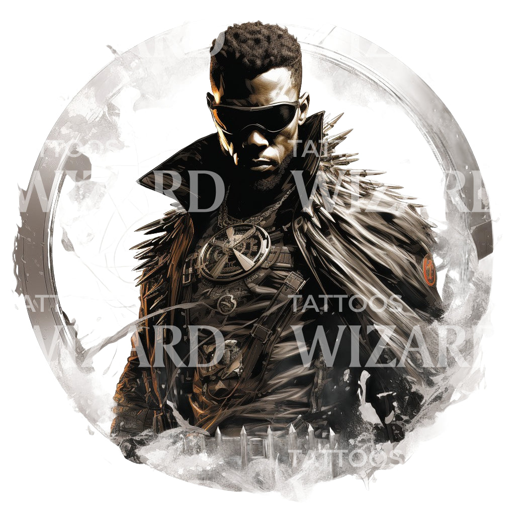 Blade Marvel Super Heroes Tattoo Design
