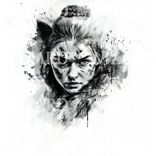 Sansa Stark GOT Tattoo Design