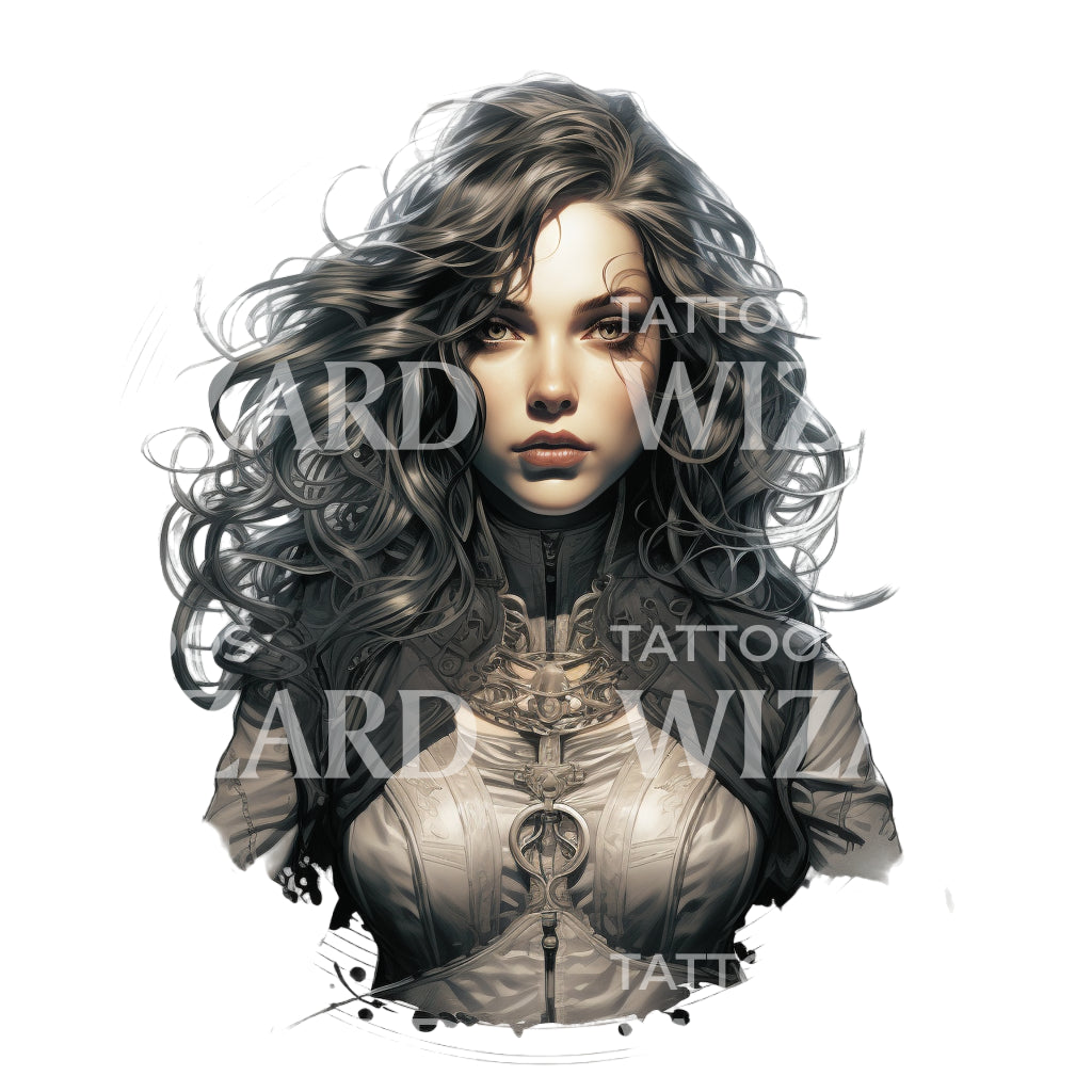 Rogue Tattoo Design Marvel Inspired
