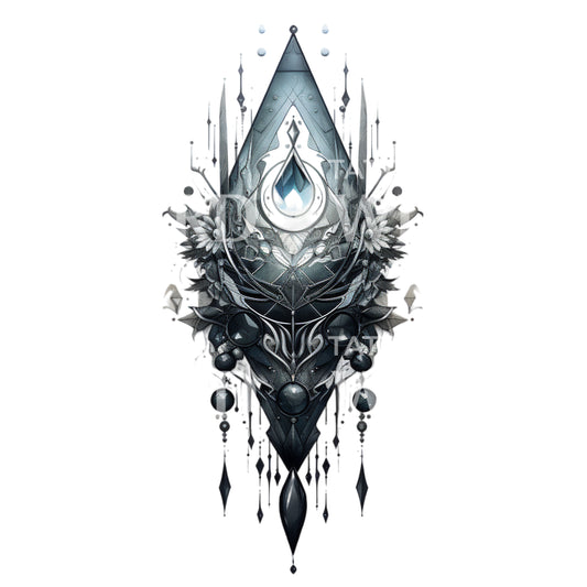 Half Sleeve Talisman Tattoo Design