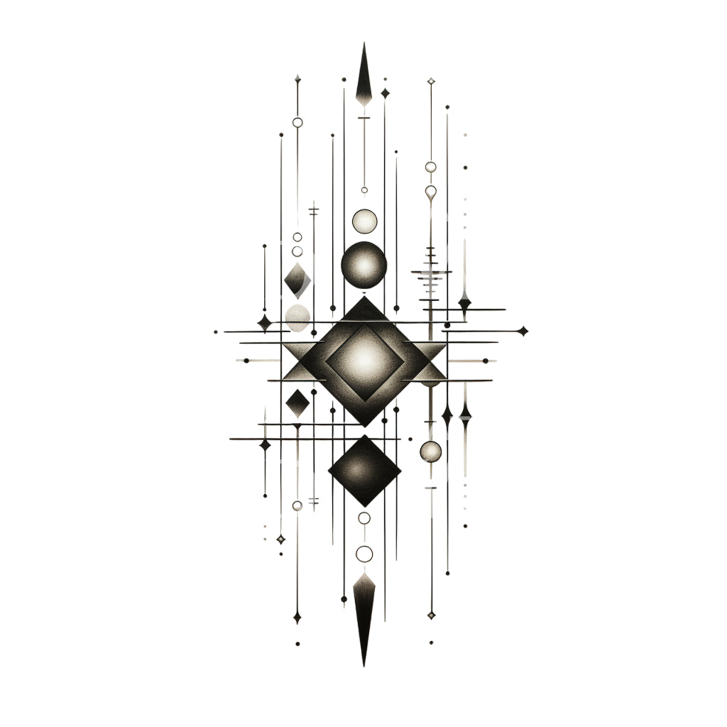 Geometric Minimalist Tattoo Design