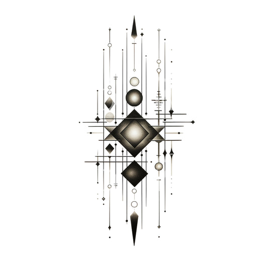Geometric Minimalist Tattoo Design