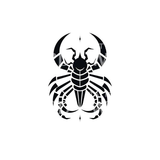 Cancer Abstract Tattoo Design