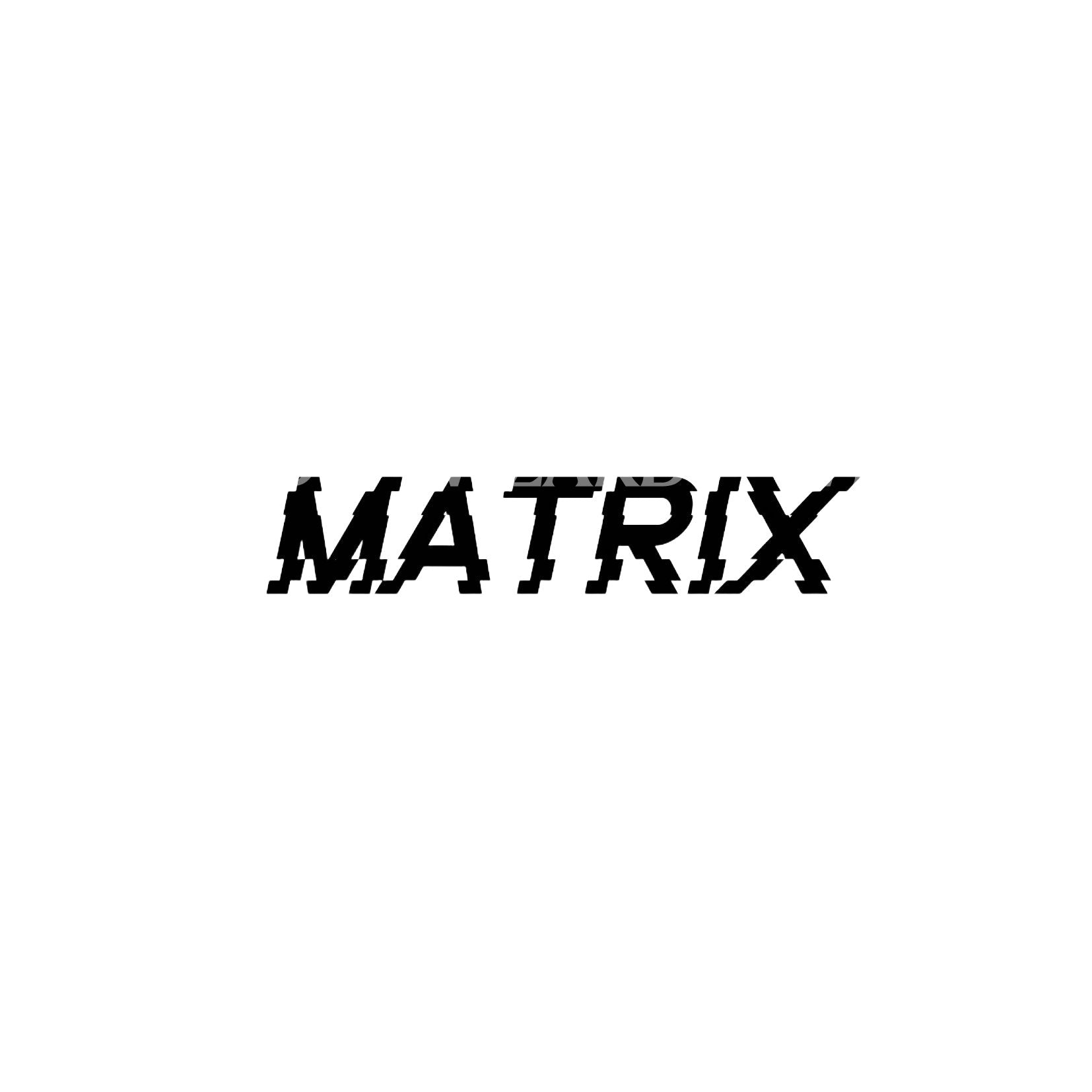 Matrix Glitch Lettering Tattoo Design