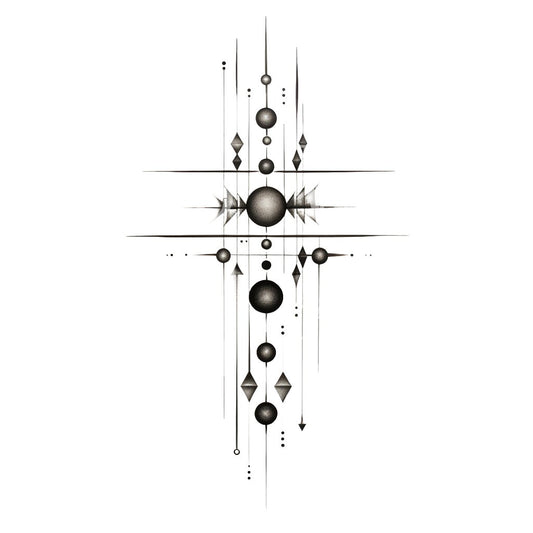 Geometric Minimalist Tattoo Design
