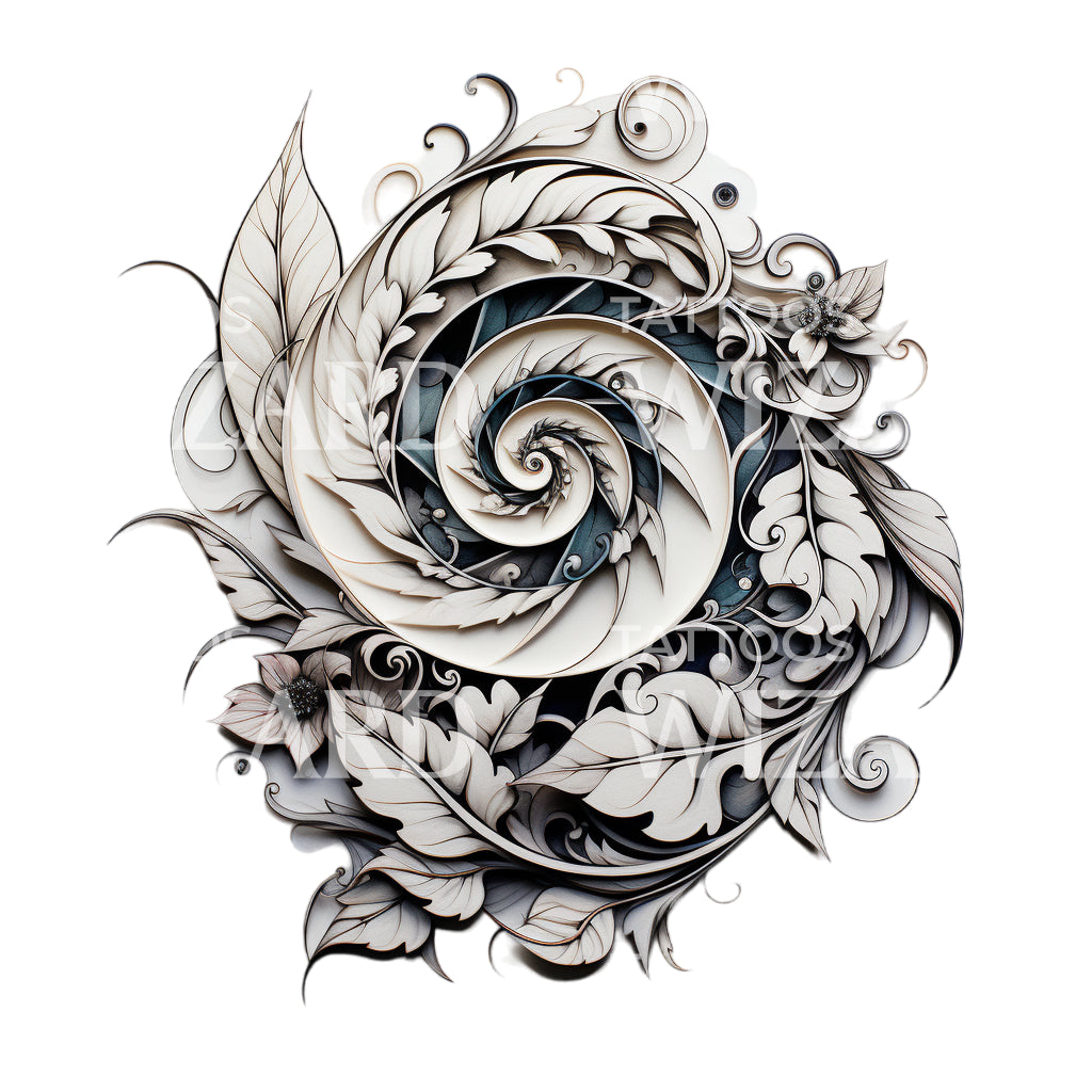 Mandala Rose Filigree Sketch Design The Order - The Order Custom