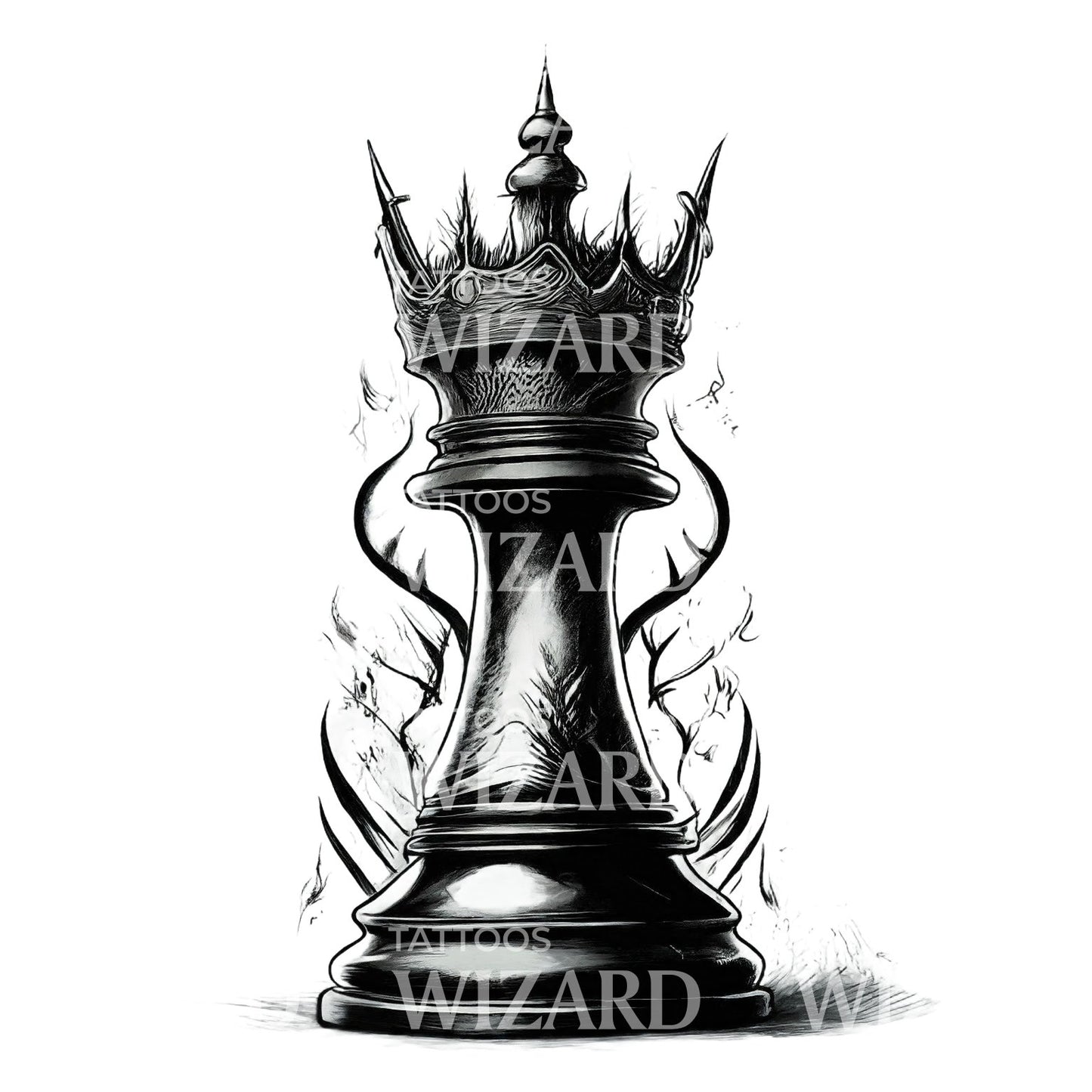 Check And Mate Tattoo Design