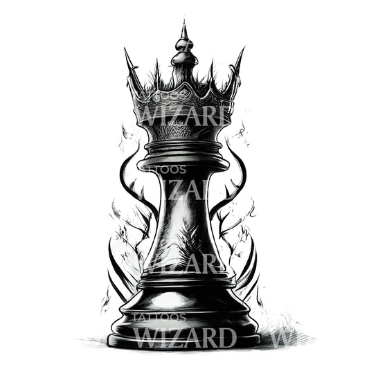 Check And Mate Tattoo Design