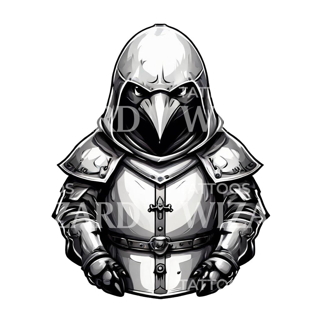 Iron Hawk Mythical Tattoo Design