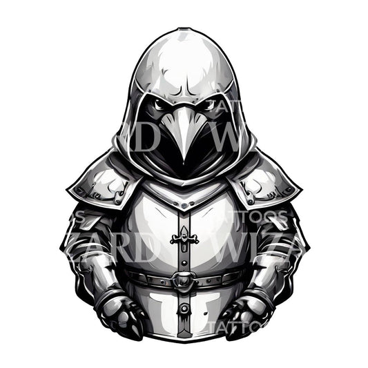 Iron Hawk Mythical Tattoo Design