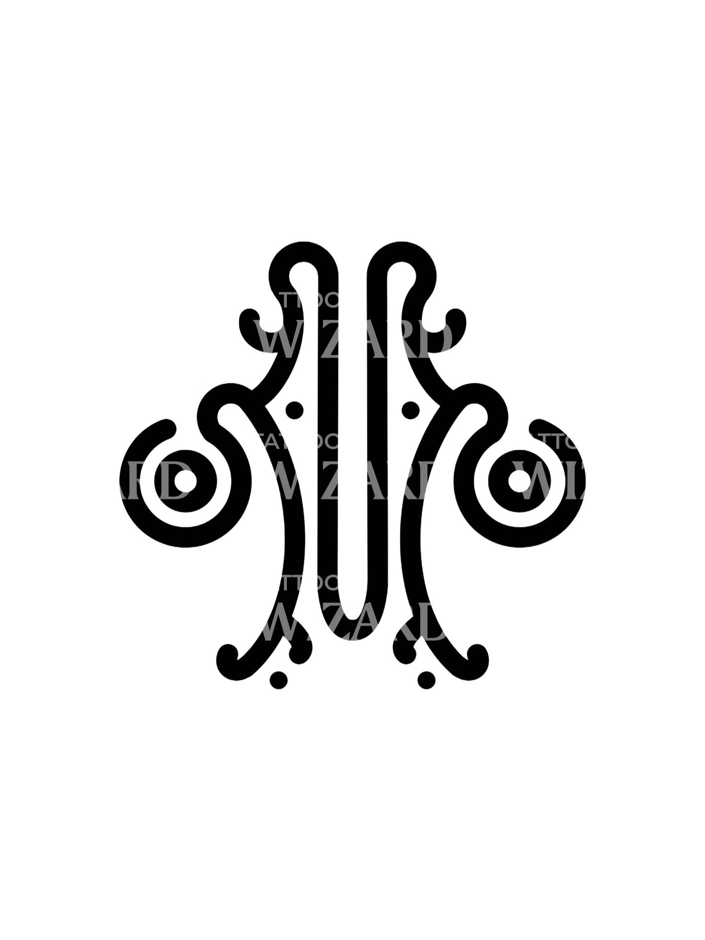 Relational Ecologies Abstract Tattoo Design