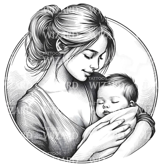 Bond Of Pure Love Tattoo Design