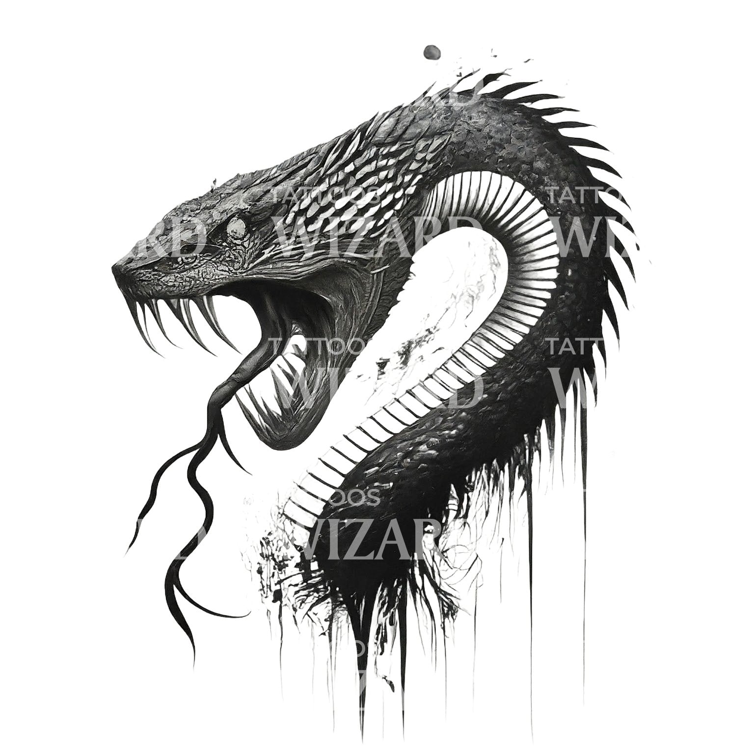 Silent Hunter Tattoo Design