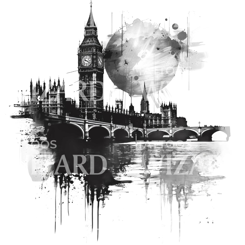 London Westminster Tattoo Design
