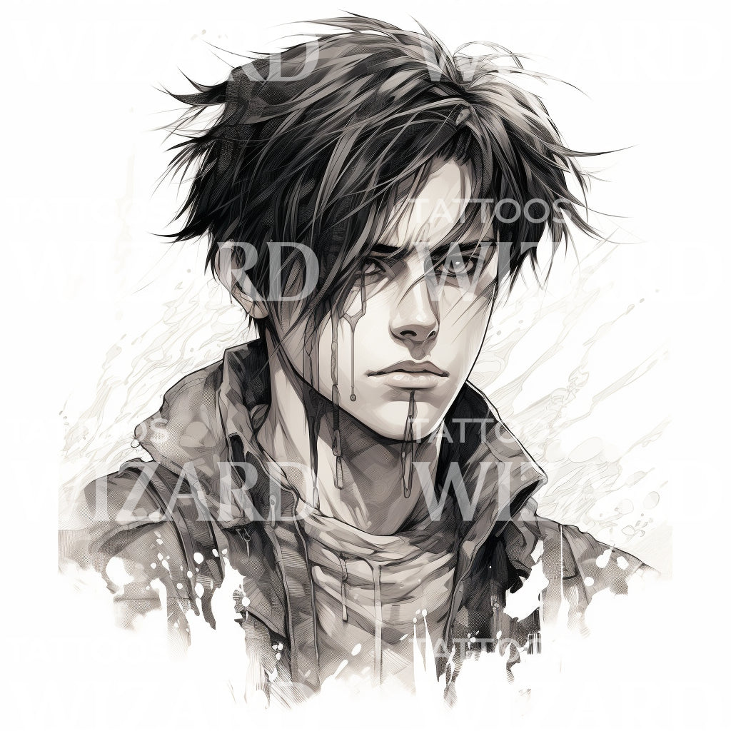 Levi Ackermann AOT Inspired Tattoo Design