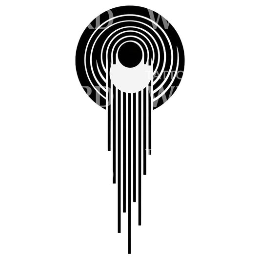Halfsleeve Abstract Geometric Tattoo Design
