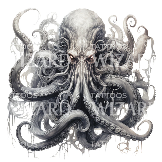 Kraken Monster Tattoo Design