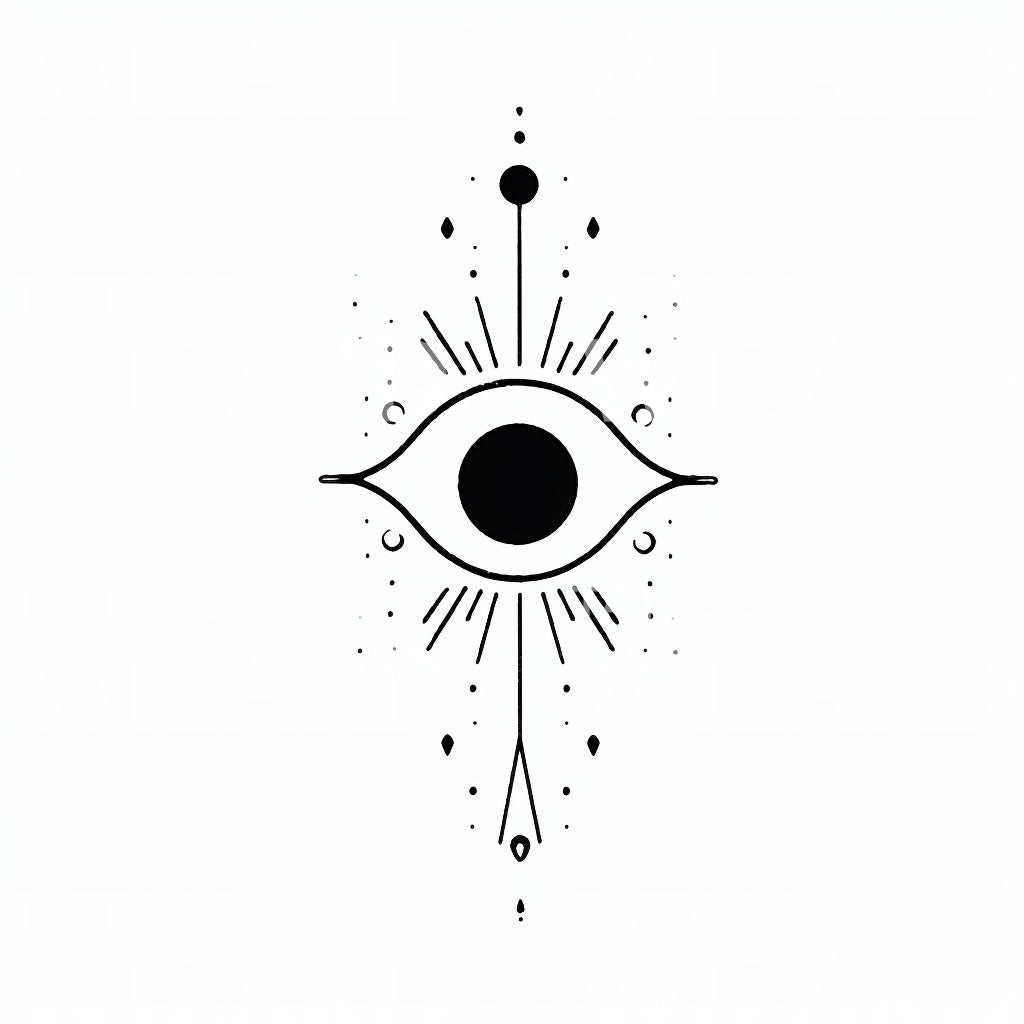 Eye Minimalist Tattoo Design