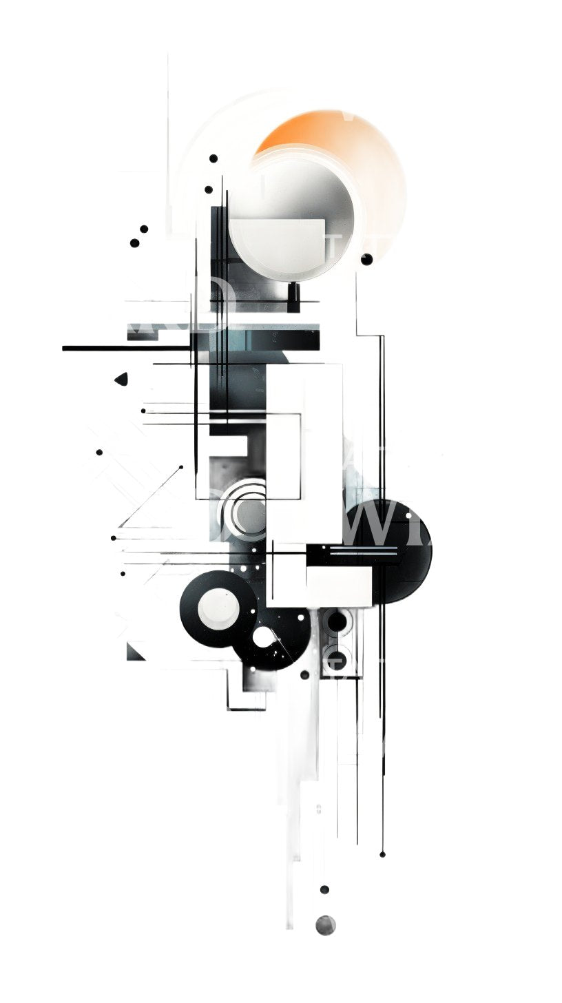 Halfsleeve Abstract Geometric Tattoo Design