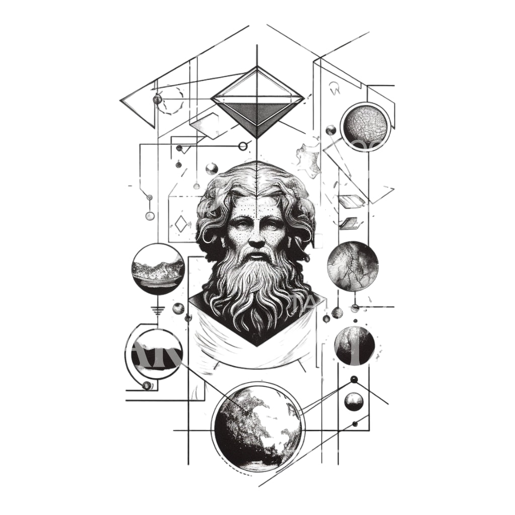 Copernicus Microrealism Tattoo Design