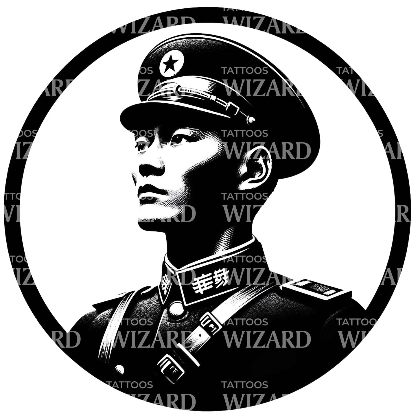 Honor and Leadership Tattoo Design
