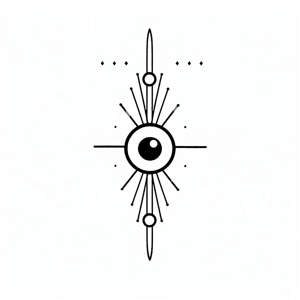 Minimalist Eye Tattoo Design