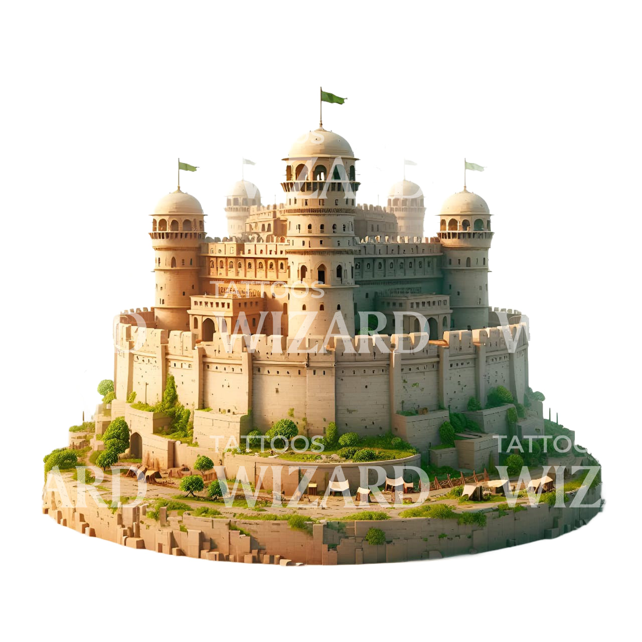 Fort Of Victory Tattoo Idea