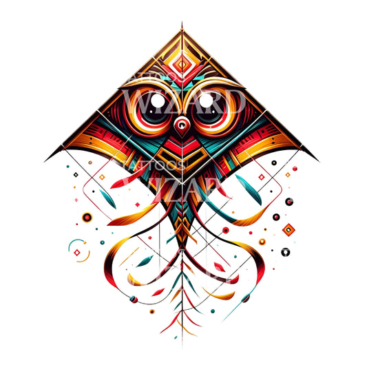 Kite Symbol Tattoo Idea