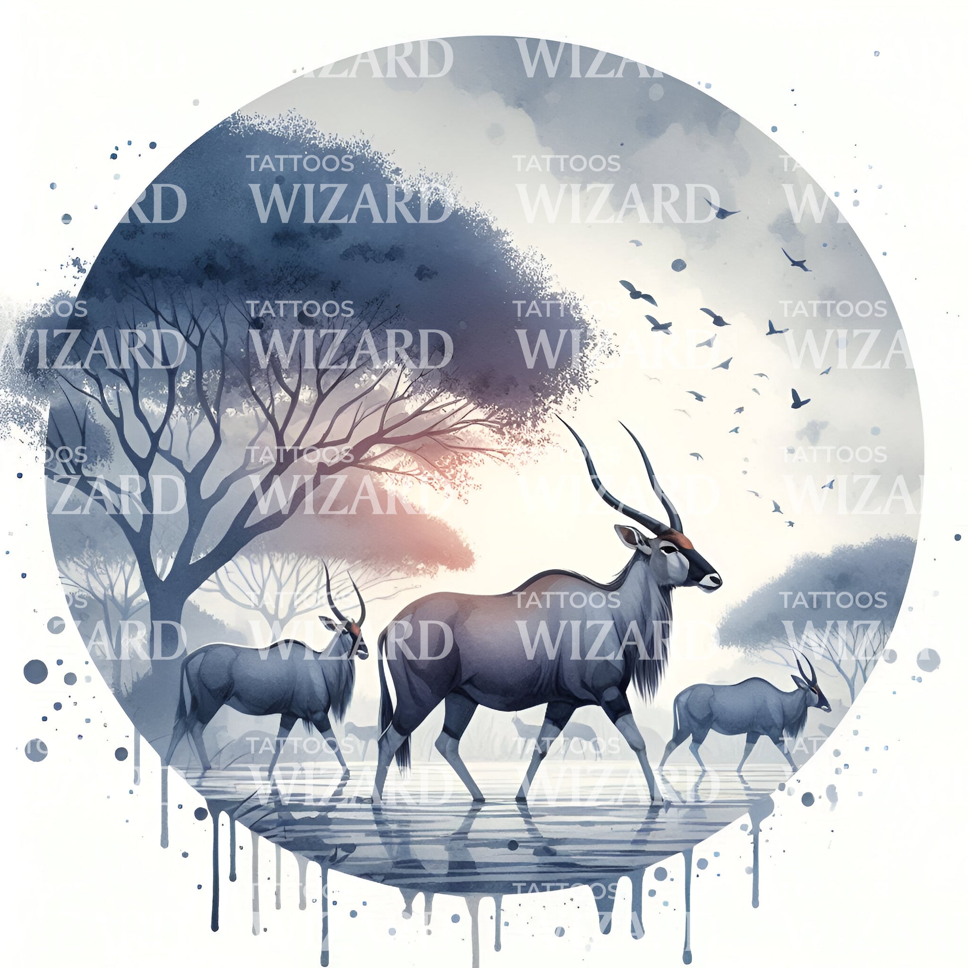 Lakeside View Tattoo Idea