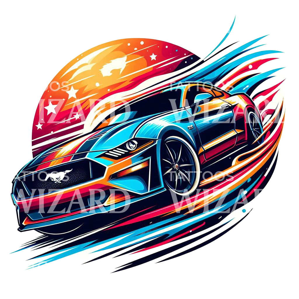 Vibing Drive Tattoo Idea