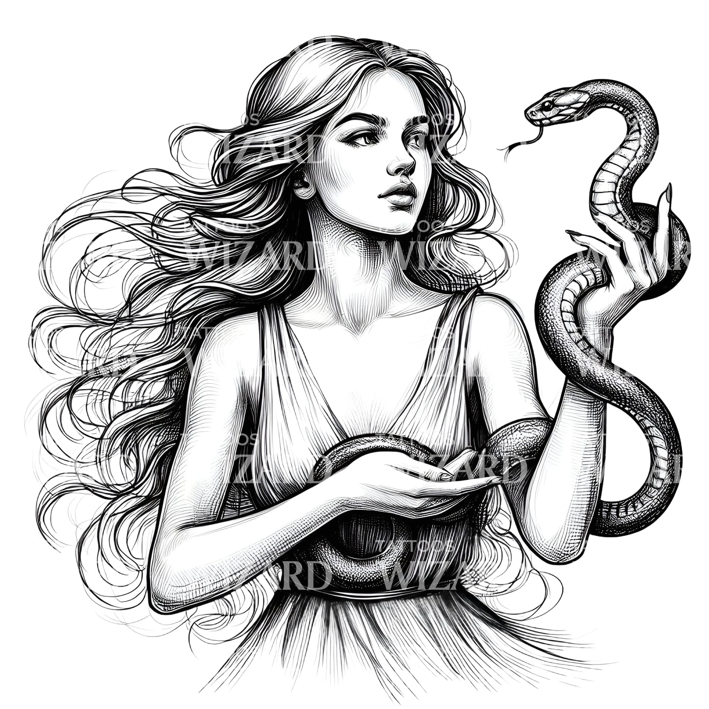 Viscious Sketch Tattoo Idea
