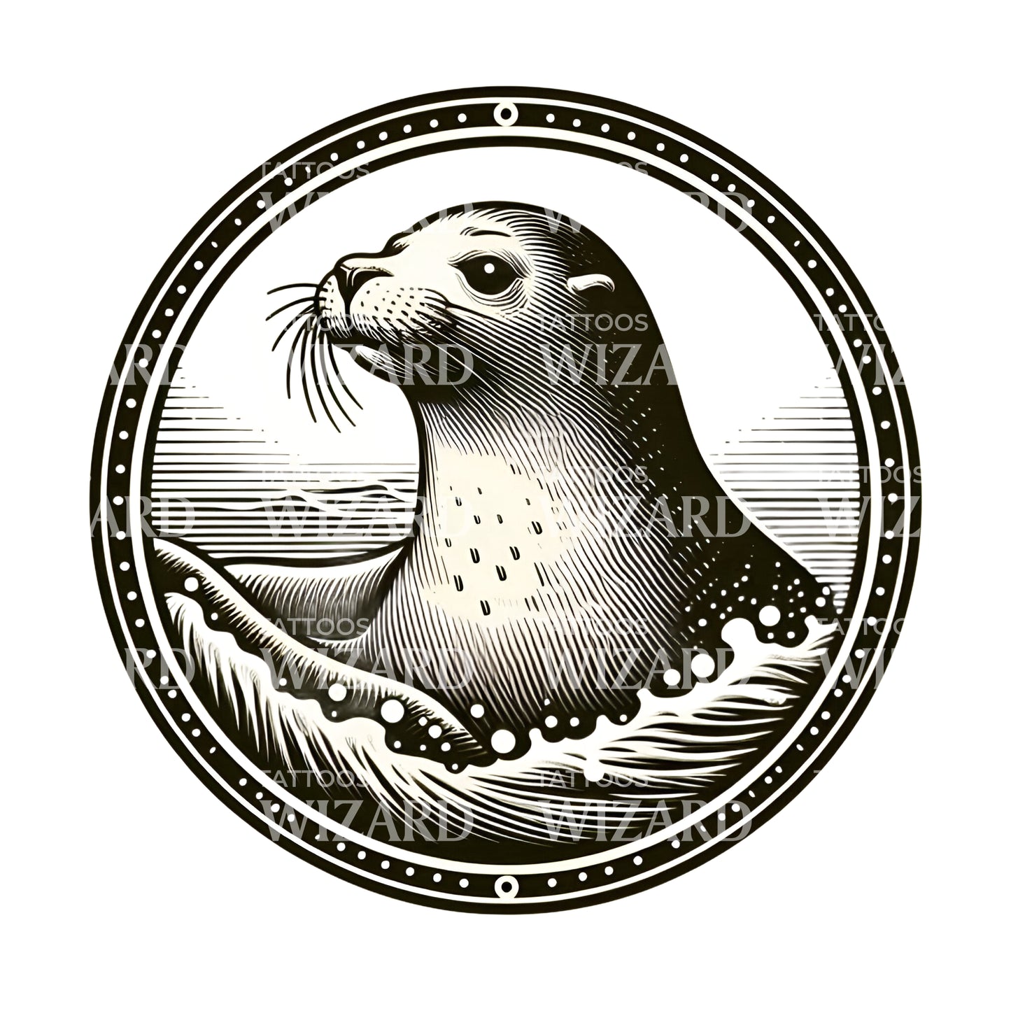 Voyager Of Water Tattoo Idea