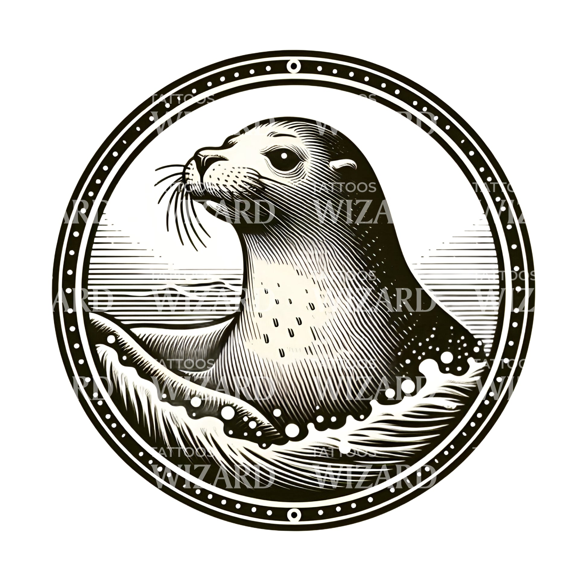 Voyager Of Water Tattoo Idea