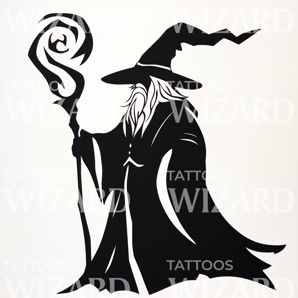 Strong Wizard Tattoo Idea