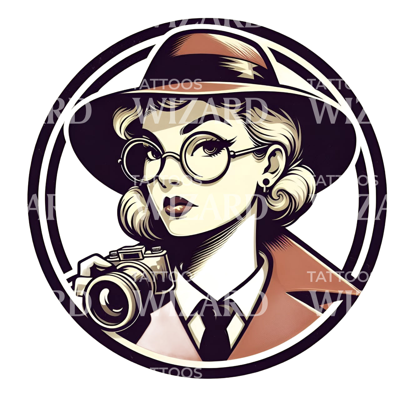 The Lady Detective Tattoo Idea