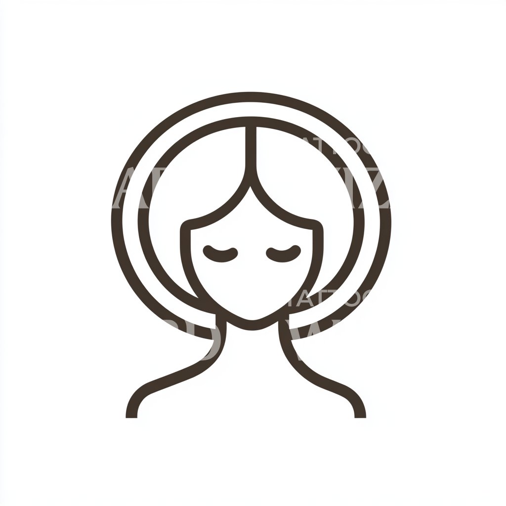 Astrological Sign for Virgo in Minimalist Tattoo Design