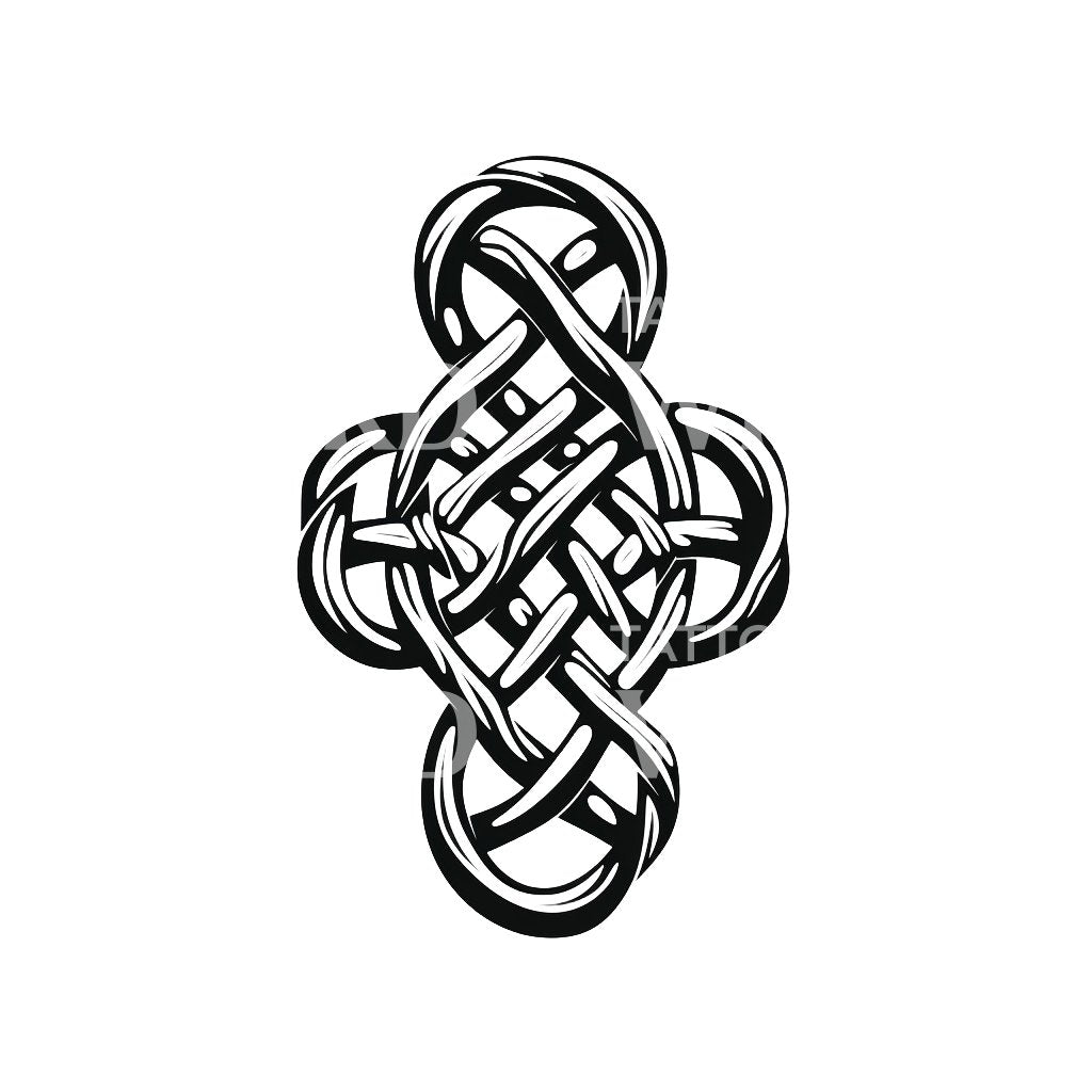Simple Nautical Knot Tattoo Design