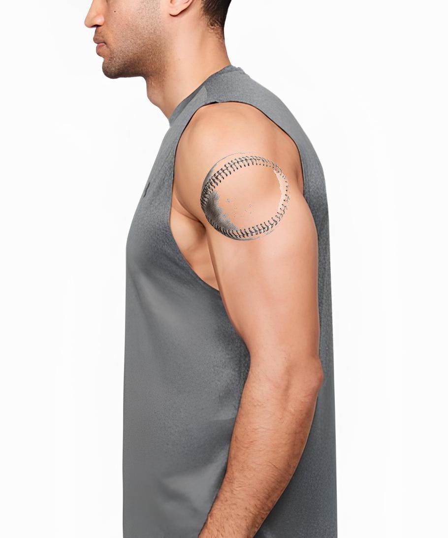 Baseball prickarbete vintage stil tatuering design