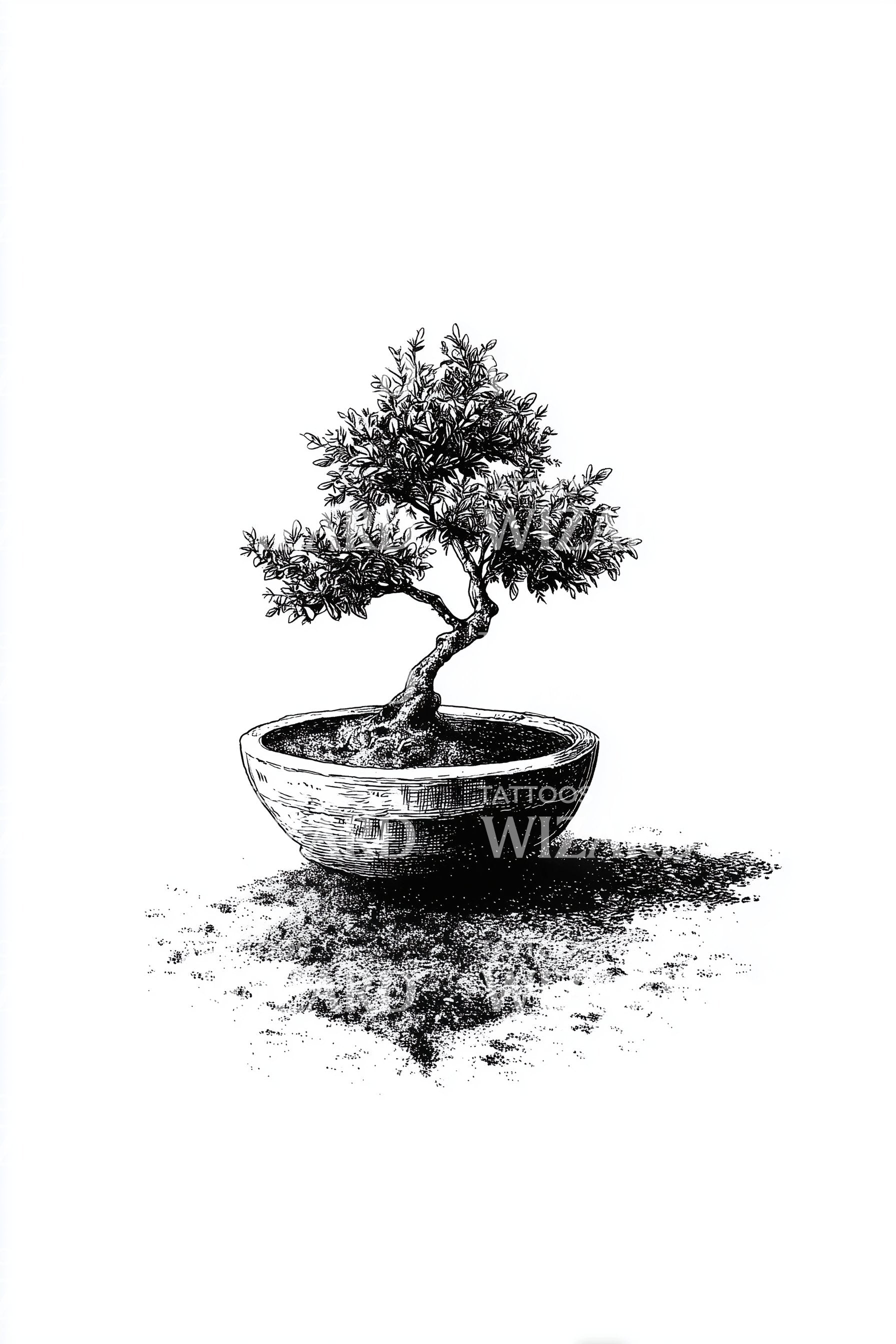 bonsai tree tattoo ideas Bonsai Tree Serenity Tattoo Idea