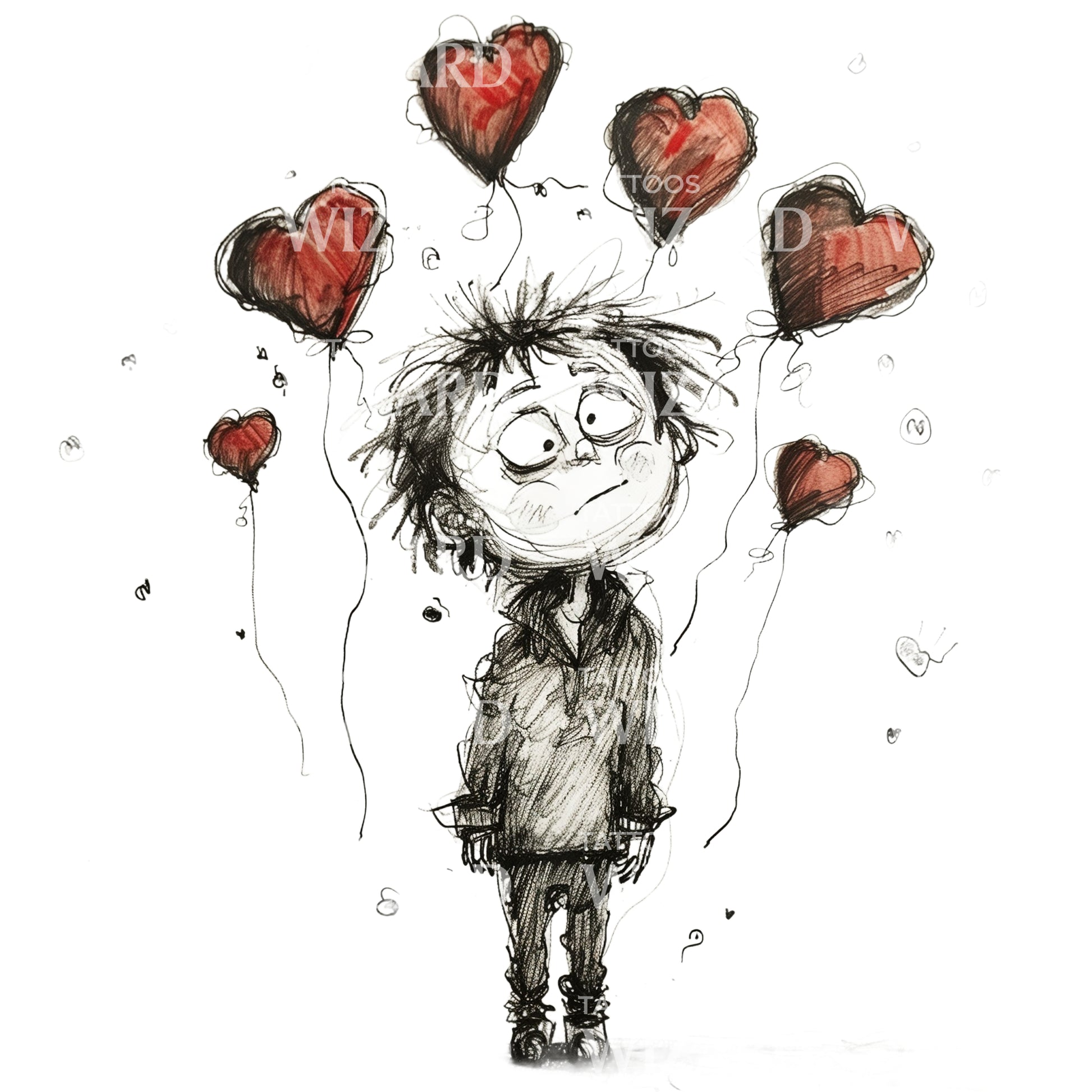 Boy Confused About Love Tattoo Idea