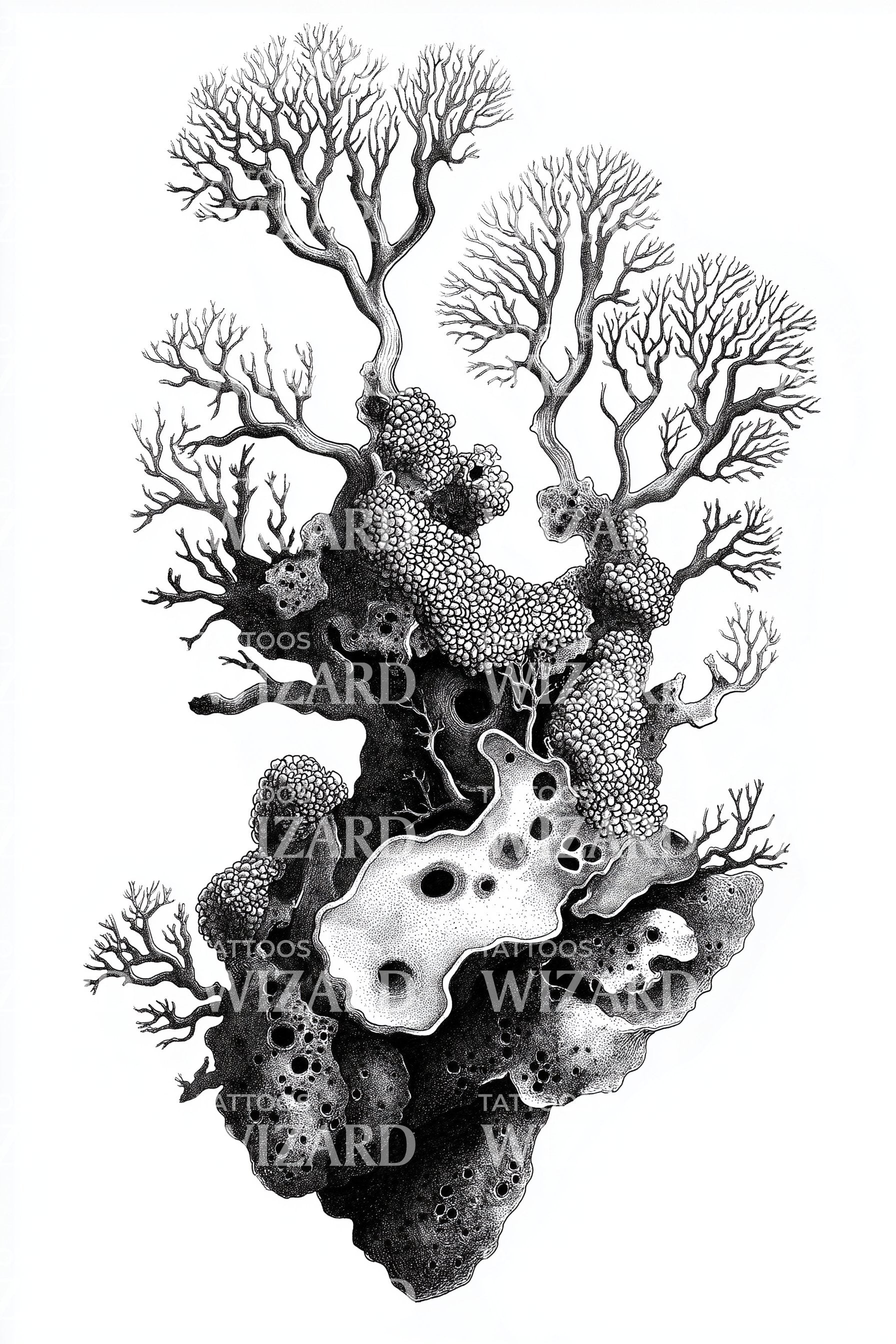branching-lichen-reef-tattoo-