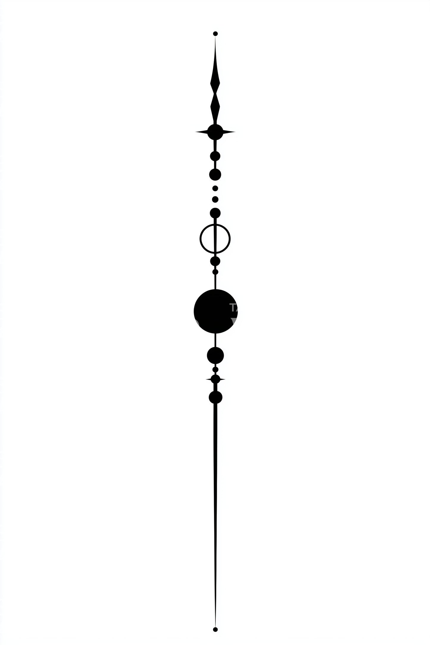 Celestial Orb Totem Tatuering Design