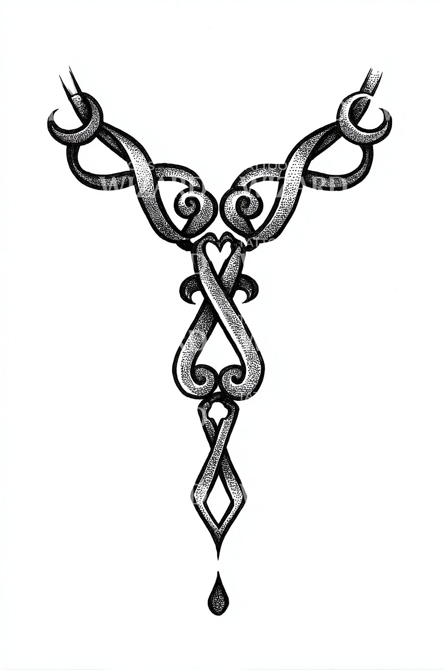 Celtic Knot Cross Tattoo Design