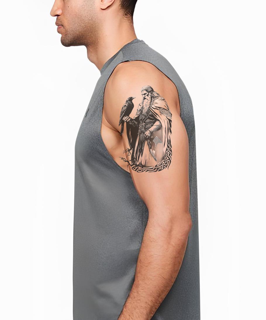 Ancient Celtic Warrior Tattoo Design