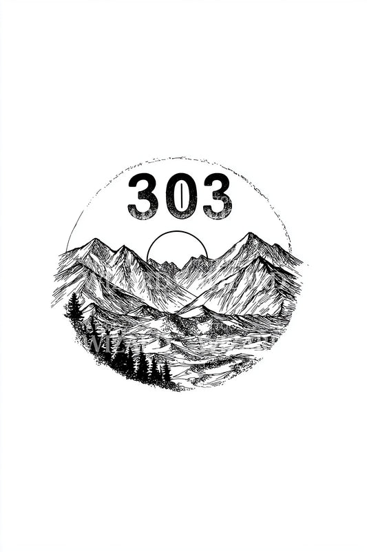 Circle Peaks 303 Tattoo Idea