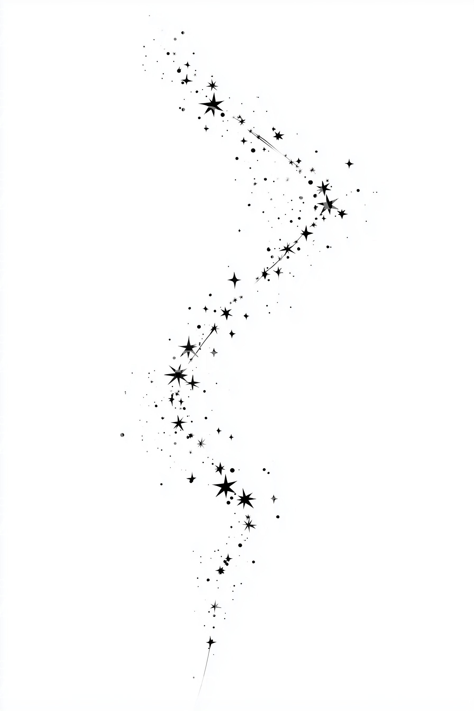 Tiny constellation trail